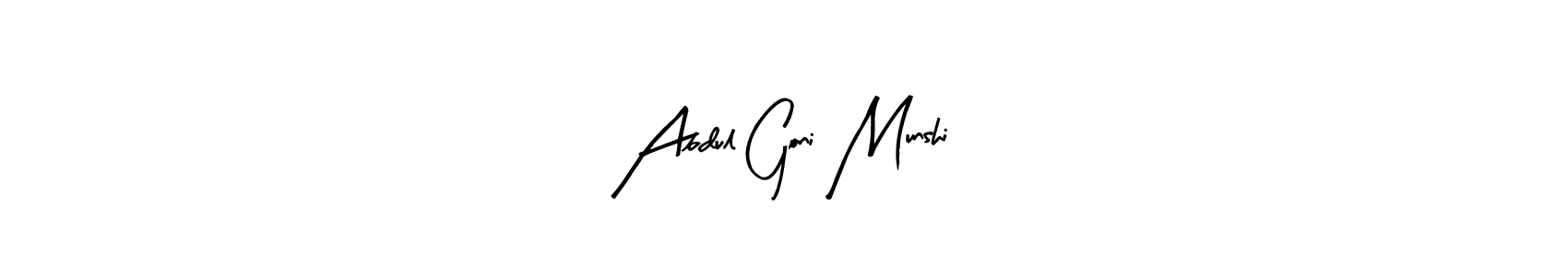 Here are the top 10 professional signature styles for the name Abdul Goni Munshi. These are the best autograph styles you can use for your name. Abdul Goni Munshi signature style 8 images and pictures png