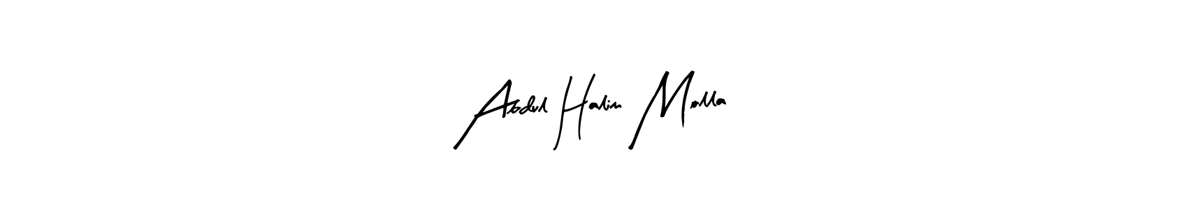 This is the best signature style for the Abdul Halim Molla name. Also you like these signature font (Arty Signature). Mix name signature. Abdul Halim Molla signature style 8 images and pictures png