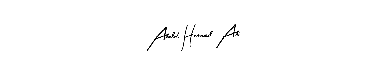 How to make Abdul Hameed Ali signature? Arty Signature is a professional autograph style. Create handwritten signature for Abdul Hameed Ali name. Abdul Hameed Ali signature style 8 images and pictures png