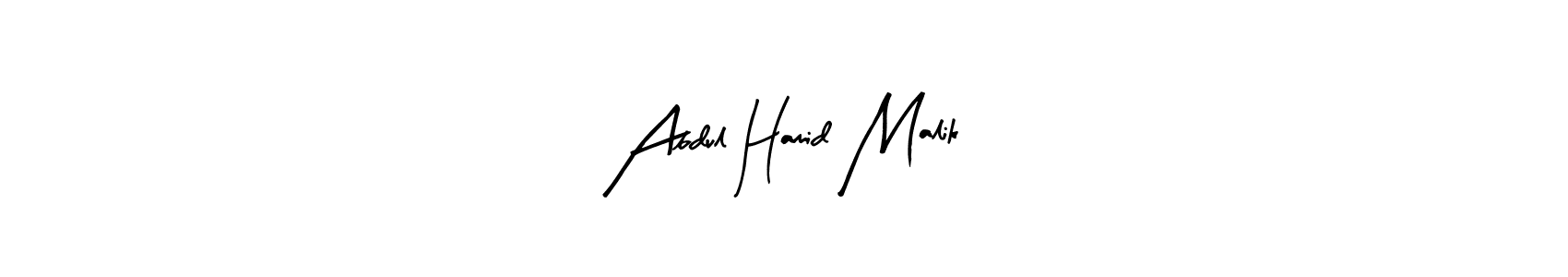 Make a beautiful signature design for name Abdul Hamid Malik. With this signature (Arty Signature) style, you can create a handwritten signature for free. Abdul Hamid Malik signature style 8 images and pictures png