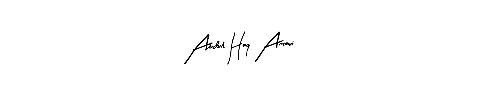 Make a beautiful signature design for name Abdul Haq Ansari. Use this online signature maker to create a handwritten signature for free. Abdul Haq Ansari signature style 8 images and pictures png