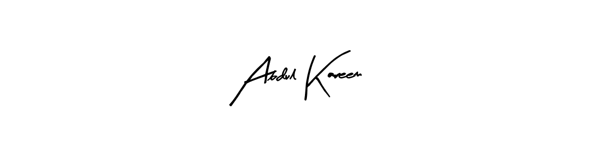 The best way (Arty Signature) to make a short signature is to pick only two or three words in your name. The name Abdul Kareem include a total of six letters. For converting this name. Abdul Kareem signature style 8 images and pictures png