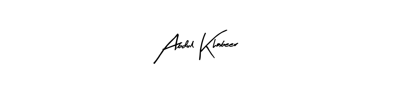 Also we have Abdul Khabeer name is the best signature style. Create professional handwritten signature collection using Arty Signature autograph style. Abdul Khabeer signature style 8 images and pictures png