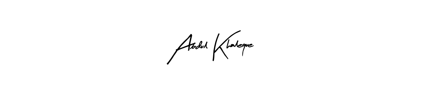 You can use this online signature creator to create a handwritten signature for the name Abdul Khaleque. This is the best online autograph maker. Abdul Khaleque signature style 8 images and pictures png