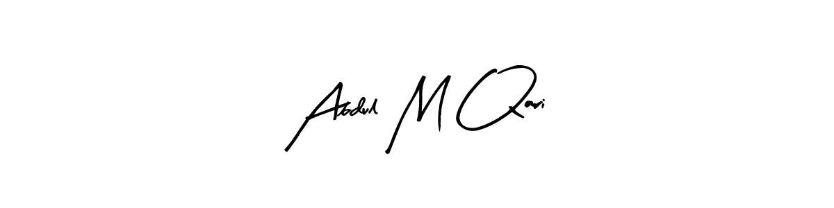Create a beautiful signature design for name Abdul M Qari. With this signature (Arty Signature) fonts, you can make a handwritten signature for free. Abdul M Qari signature style 8 images and pictures png