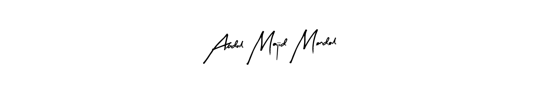 Similarly Arty Signature is the best handwritten signature design. Signature creator online .You can use it as an online autograph creator for name Abdul Majid Mondol. Abdul Majid Mondol signature style 8 images and pictures png