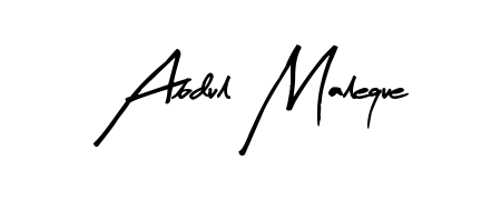 Get inspired by this graceful Arty Signature signature style for name Abdul Maleque. Smooth loops and balanced proportions for everyday use. Abdul Maleque signature style 8 images and pictures png