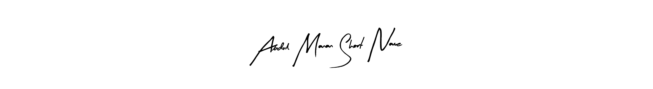 Make a short Abdul Manan Short Name signature style. Manage your documents anywhere anytime using Arty Signature. Create and add eSignatures, submit forms, share and send files easily. Abdul Manan Short Name signature style 8 images and pictures png
