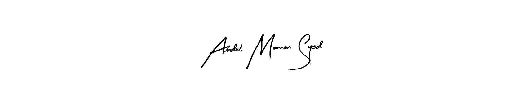 Also we have Abdul Mannan Syed name is the best signature style. Create professional handwritten signature collection using Arty Signature autograph style. Abdul Mannan Syed signature style 8 images and pictures png