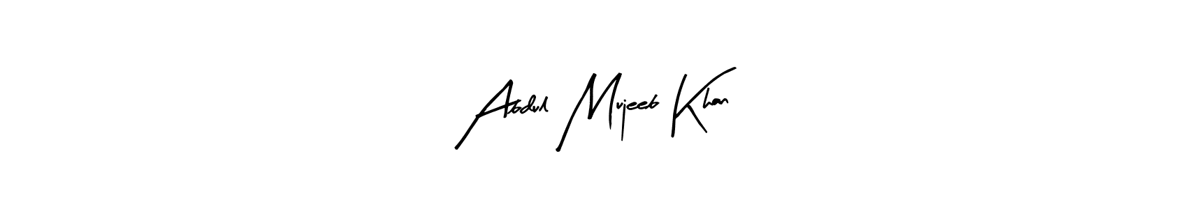 Also You can easily find your signature by using the search form. We will create Abdul Mujeeb Khan name handwritten signature images for you free of cost using Arty Signature sign style. Abdul Mujeeb Khan signature style 8 images and pictures png