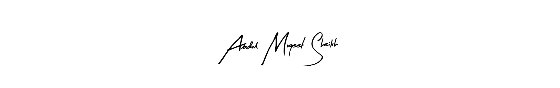 if you are searching for the best signature style for your name Abdul Muqeet Sheikh. so please give up your signature search. here we have designed multiple signature styles  using Arty Signature. Abdul Muqeet Sheikh signature style 8 images and pictures png