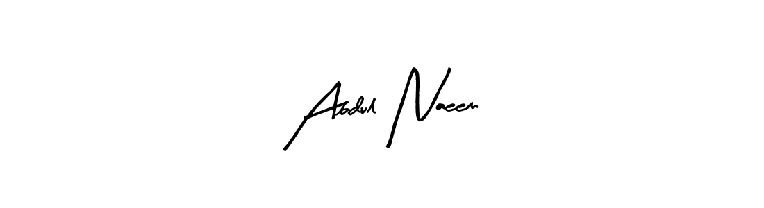 Design your own signature with our free online signature maker. With this signature software, you can create a handwritten (Arty Signature) signature for name Abdul Naeem. Abdul Naeem signature style 8 images and pictures png