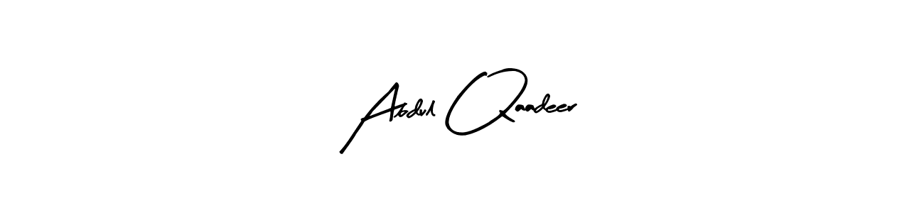 Also we have Abdul Qaadeer name is the best signature style. Create professional handwritten signature collection using Arty Signature autograph style. Abdul Qaadeer signature style 8 images and pictures png