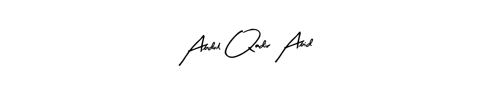 You should practise on your own different ways (Arty Signature) to write your name (Abdul Qadir Abid) in signature. don't let someone else do it for you. Abdul Qadir Abid signature style 8 images and pictures png