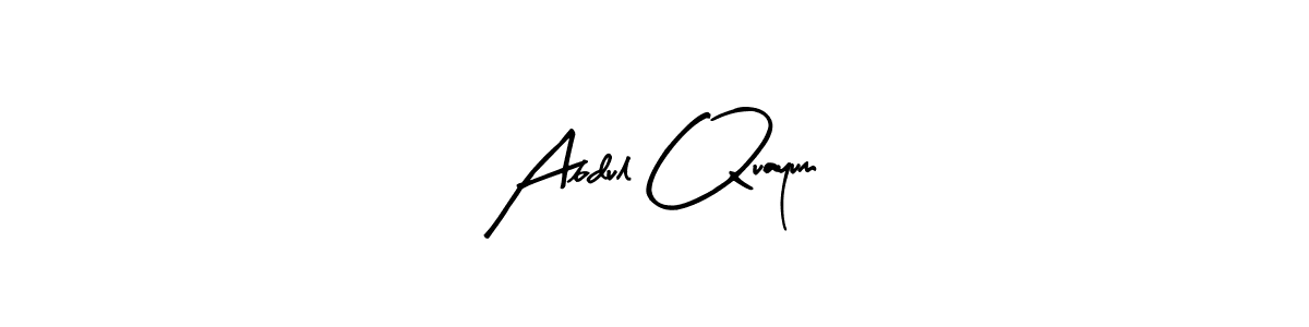 Make a beautiful signature design for name Abdul Quayum. With this signature (Arty Signature) style, you can create a handwritten signature for free. Abdul Quayum signature style 8 images and pictures png