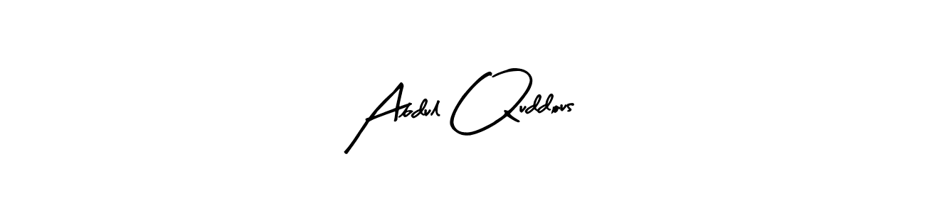 You should practise on your own different ways (Arty Signature) to write your name (Abdul Quddous) in signature. don't let someone else do it for you. Abdul Quddous signature style 8 images and pictures png