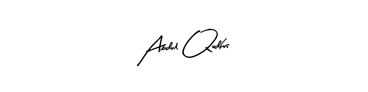Design your own signature with our free online signature maker. With this signature software, you can create a handwritten (Arty Signature) signature for name Abdul Qudfus. Abdul Qudfus signature style 8 images and pictures png