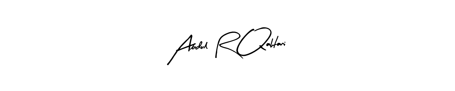 How to make Abdul R Qahtani signature? Arty Signature is a professional autograph style. Create handwritten signature for Abdul R Qahtani name. Abdul R Qahtani signature style 8 images and pictures png