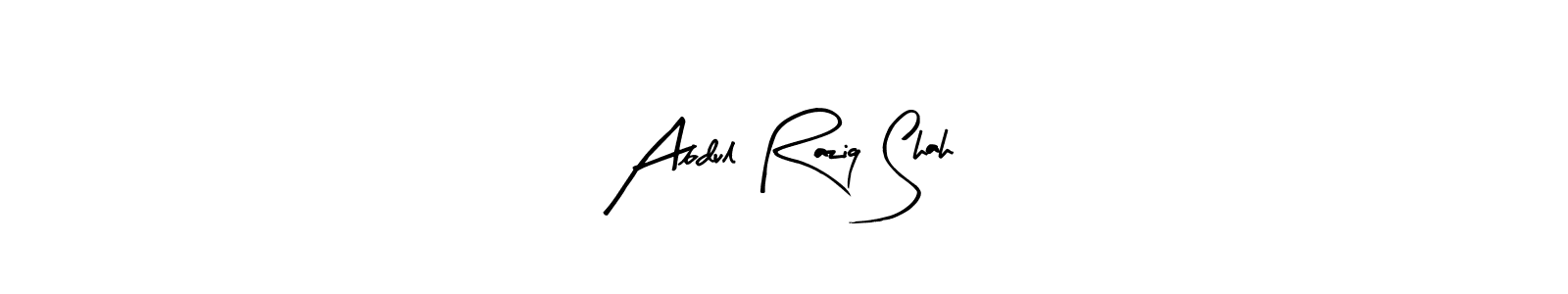 How to make Abdul Raziq Shah name signature. Use Arty Signature style for creating short signs online. This is the latest handwritten sign. Abdul Raziq Shah signature style 8 images and pictures png