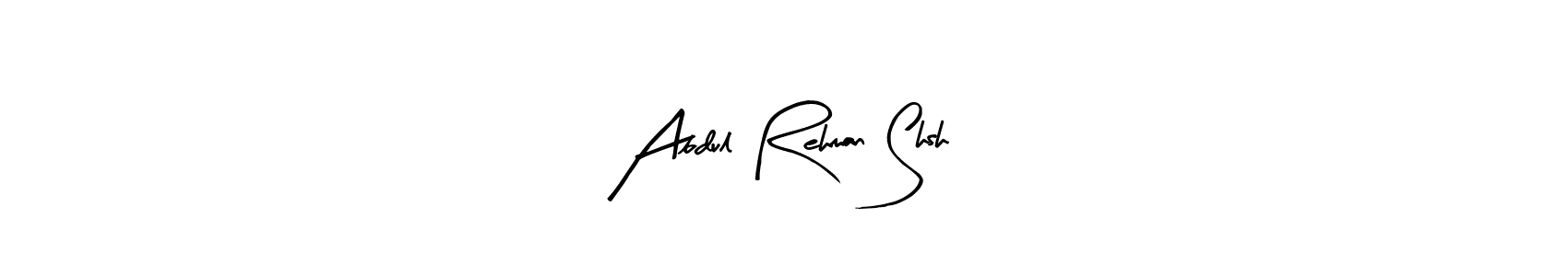 You can use this online signature creator to create a handwritten signature for the name Abdul Rehman Shsh. This is the best online autograph maker. Abdul Rehman Shsh signature style 8 images and pictures png