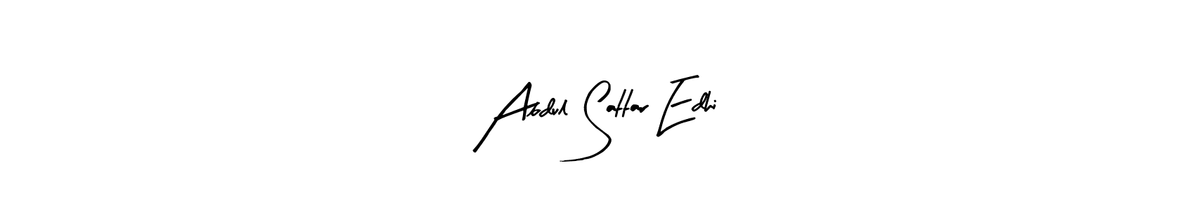 You can use this online signature creator to create a handwritten signature for the name Abdul Sattar Edhi. This is the best online autograph maker. Abdul Sattar Edhi signature style 8 images and pictures png