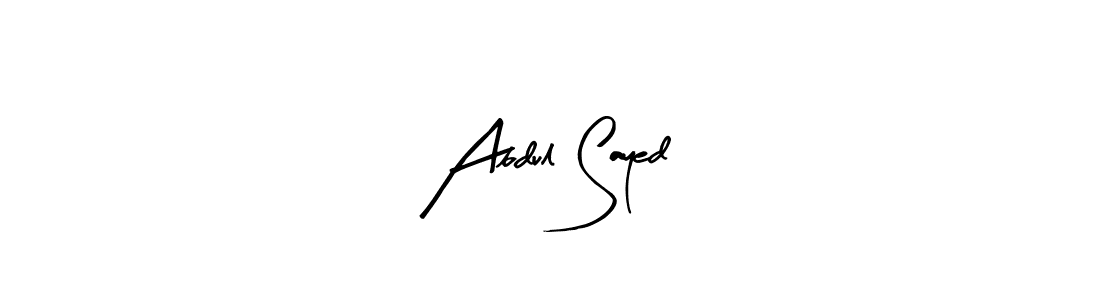 if you are searching for the best signature style for your name Abdul Sayed. so please give up your signature search. here we have designed multiple signature styles  using Arty Signature. Abdul Sayed signature style 8 images and pictures png