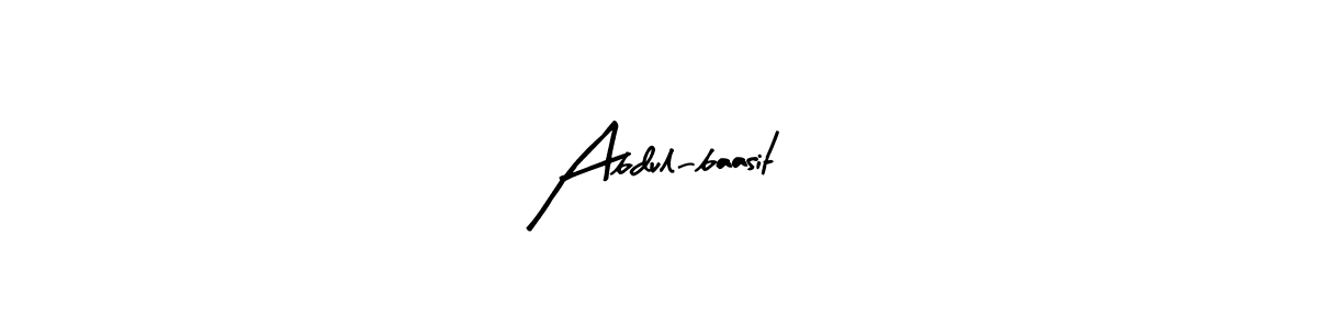 You should practise on your own different ways (Arty Signature) to write your name (Abdul-baasit) in signature. don't let someone else do it for you. Abdul-baasit signature style 8 images and pictures png