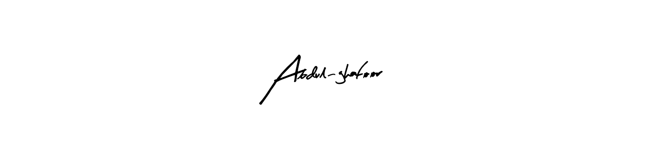 Arty Signature is a professional signature style that is perfect for those who want to add a touch of class to their signature. It is also a great choice for those who want to make their signature more unique. Get Abdul-ghafoor name to fancy signature for free. Abdul-ghafoor signature style 8 images and pictures png
