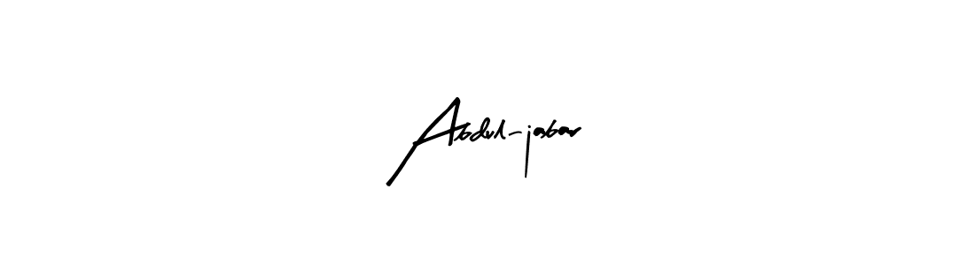 How to make Abdul-jabar name signature. Use Arty Signature style for creating short signs online. This is the latest handwritten sign. Abdul-jabar signature style 8 images and pictures png