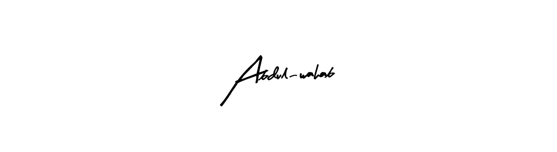 Best and Professional Signature Style for Abdul-wahab. Arty Signature Best Signature Style Collection. Abdul-wahab signature style 8 images and pictures png
