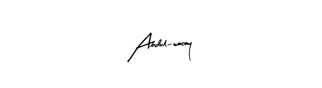 Abdul-wasay stylish signature style. Best Handwritten Sign (Arty Signature) for my name. Handwritten Signature Collection Ideas for my name Abdul-wasay. Abdul-wasay signature style 8 images and pictures png