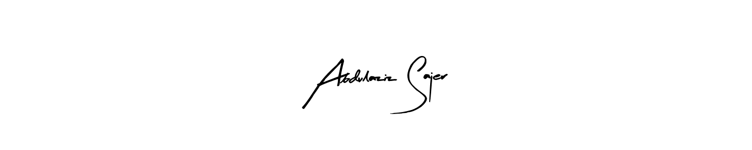This is the best signature style for the Abdulaziz Sajer name. Also you like these signature font (Arty Signature). Mix name signature. Abdulaziz Sajer signature style 8 images and pictures png