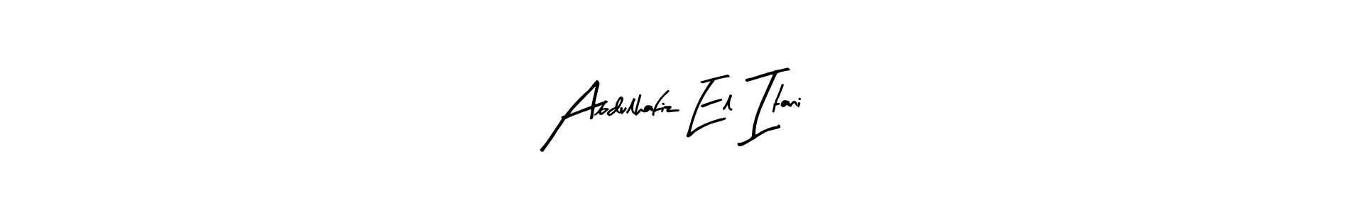 if you are searching for the best signature style for your name Abdulhafiz El Itani. so please give up your signature search. here we have designed multiple signature styles  using Arty Signature. Abdulhafiz El Itani signature style 8 images and pictures png