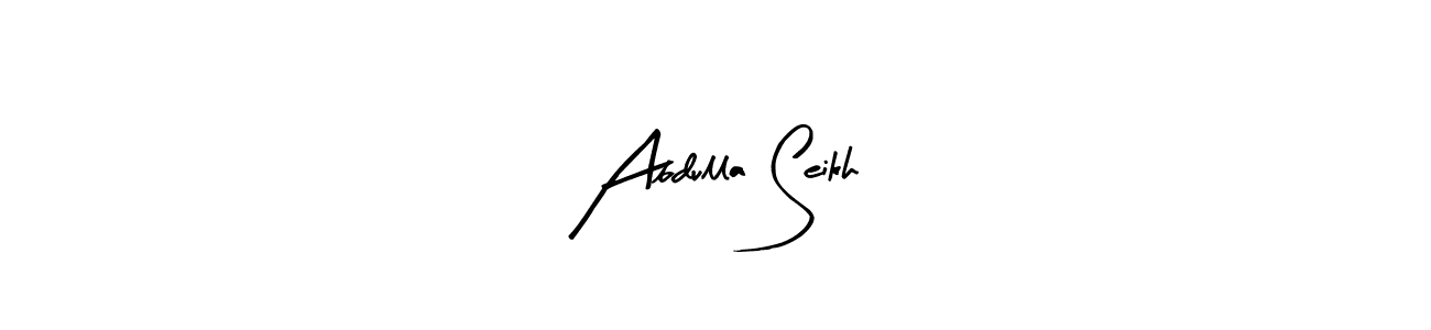 How to make Abdulla Seikh signature? Arty Signature is a professional autograph style. Create handwritten signature for Abdulla Seikh name. Abdulla Seikh signature style 8 images and pictures png