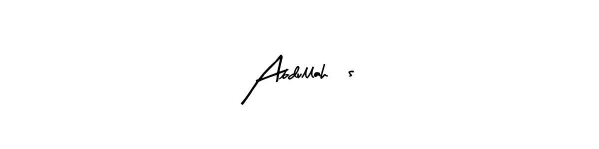 This is the best signature style for the Abdullah’s name. Also you like these signature font (Arty Signature). Mix name signature. Abdullah’s signature style 8 images and pictures png