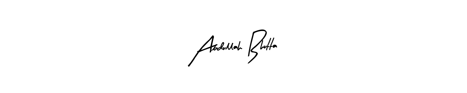 Make a beautiful signature design for name Abdullah Bhutta. Use this online signature maker to create a handwritten signature for free. Abdullah Bhutta signature style 8 images and pictures png