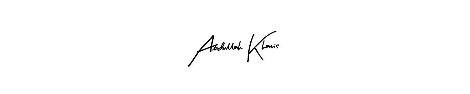 Here are the top 10 professional signature styles for the name Abdullah Khamis. These are the best autograph styles you can use for your name. Abdullah Khamis signature style 8 images and pictures png