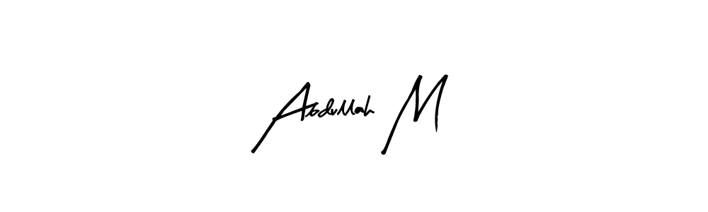 Use a signature maker to create a handwritten signature online. With this signature software, you can design (Arty Signature) your own signature for name Abdullah M. Abdullah M signature style 8 images and pictures png