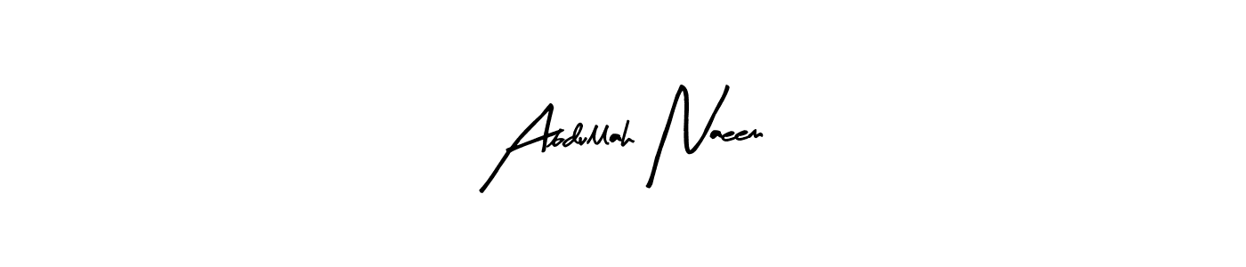 This is the best signature style for the Abdullah Naeem name. Also you like these signature font (Arty Signature). Mix name signature. Abdullah Naeem signature style 8 images and pictures png