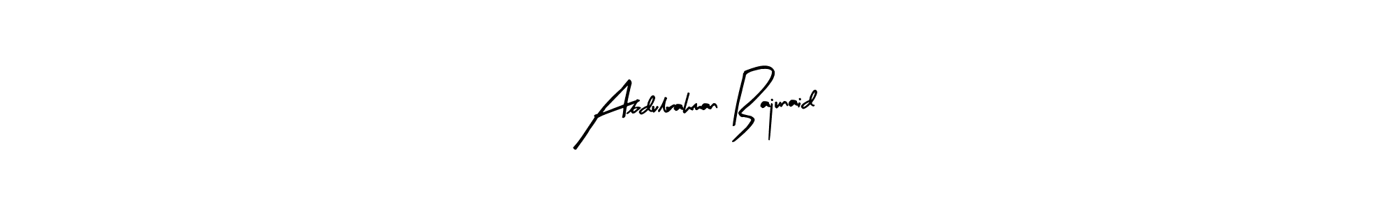The best way (Arty Signature) to make a short signature is to pick only two or three words in your name. The name Abdulrahman Bajunaid include a total of six letters. For converting this name. Abdulrahman Bajunaid signature style 8 images and pictures png