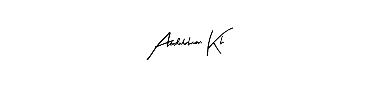 How to Draw Abdulrhman Kh signature style? Arty Signature is a latest design signature styles for name Abdulrhman Kh. Abdulrhman Kh signature style 8 images and pictures png