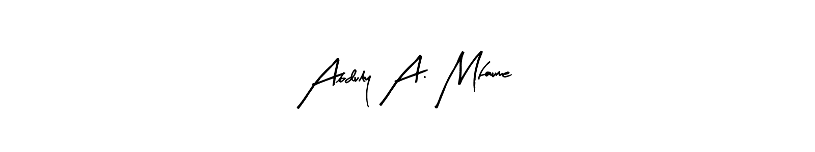 You should practise on your own different ways (Arty Signature) to write your name (Abduly A. Mfaume) in signature. don't let someone else do it for you. Abduly A. Mfaume signature style 8 images and pictures png