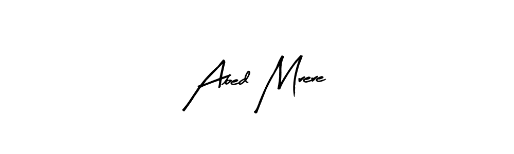 How to make Abed Mrere name signature. Use Arty Signature style for creating short signs online. This is the latest handwritten sign. Abed Mrere signature style 8 images and pictures png