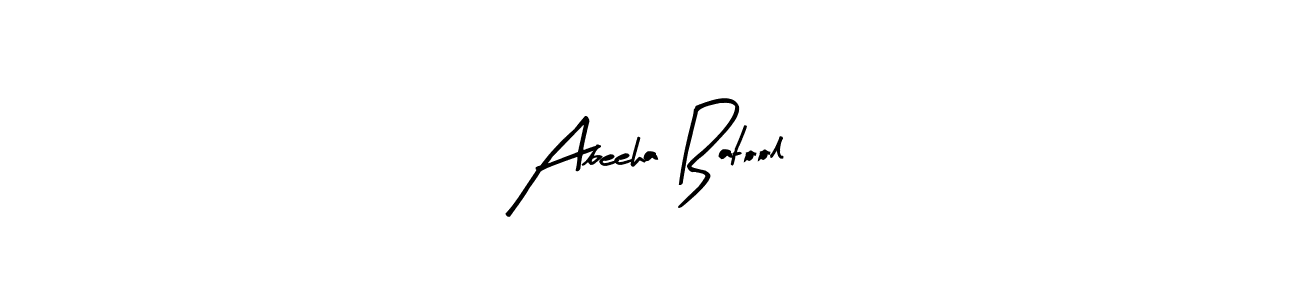 Abeeha Batool stylish signature style. Best Handwritten Sign (Arty Signature) for my name. Handwritten Signature Collection Ideas for my name Abeeha Batool. Abeeha Batool signature style 8 images and pictures png