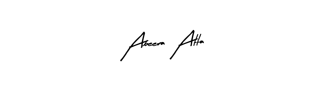Use a signature maker to create a handwritten signature online. With this signature software, you can design (Arty Signature) your own signature for name Abeera Atta. Abeera Atta signature style 8 images and pictures png
