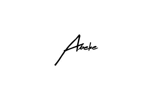 Use a signature maker to create a handwritten signature online. With this signature software, you can design (Arty Signature) your own signature for name Abeke. Abeke signature style 8 images and pictures png