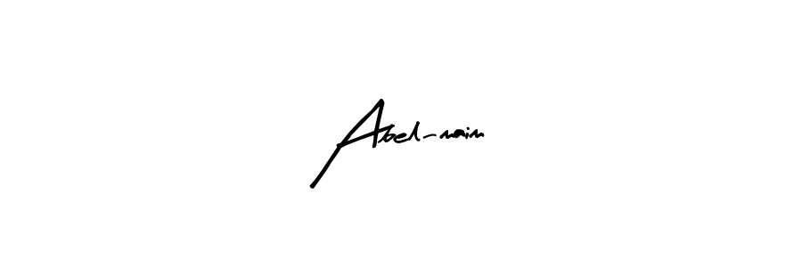 Similarly Arty Signature is the best handwritten signature design. Signature creator online .You can use it as an online autograph creator for name Abel-maim. Abel-maim signature style 8 images and pictures png