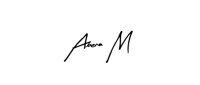 How to make Abena M name signature. Use Arty Signature style for creating short signs online. This is the latest handwritten sign. Abena M signature style 8 images and pictures png