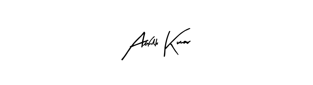 The best way (Arty Signature) to make a short signature is to pick only two or three words in your name. The name Abflk Kumar include a total of six letters. For converting this name. Abflk Kumar signature style 8 images and pictures png