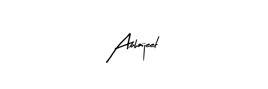 The best way (Arty Signature) to make a short signature is to pick only two or three words in your name. The name Abhaijeet include a total of six letters. For converting this name. Abhaijeet signature style 8 images and pictures png